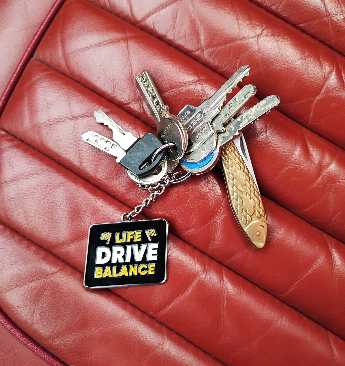 Keychaine - Live.Drive.Balance